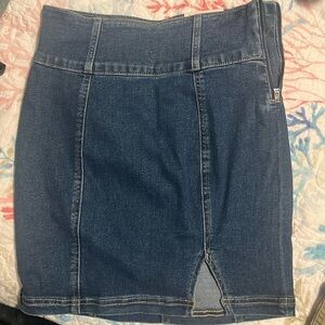 SO Stretch Denim miniskirt